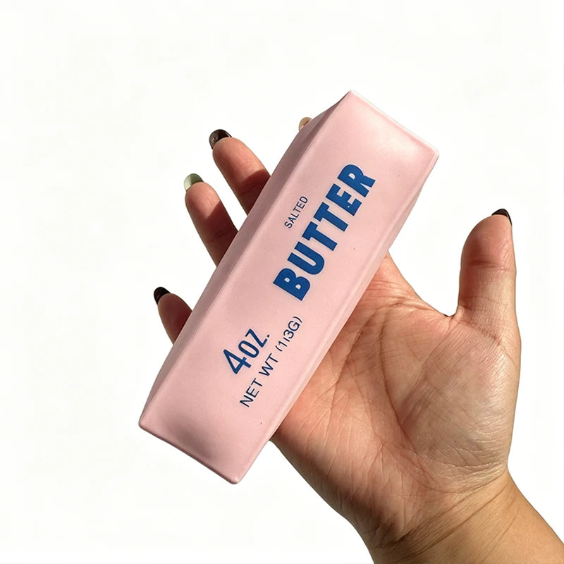 Balle anti-stress souple en forme de bâton de beurre, jouet sensoriel à presser, blocs ronds remplis, jouet ASMR anti-stress pour la relaxation des mains, cadeau