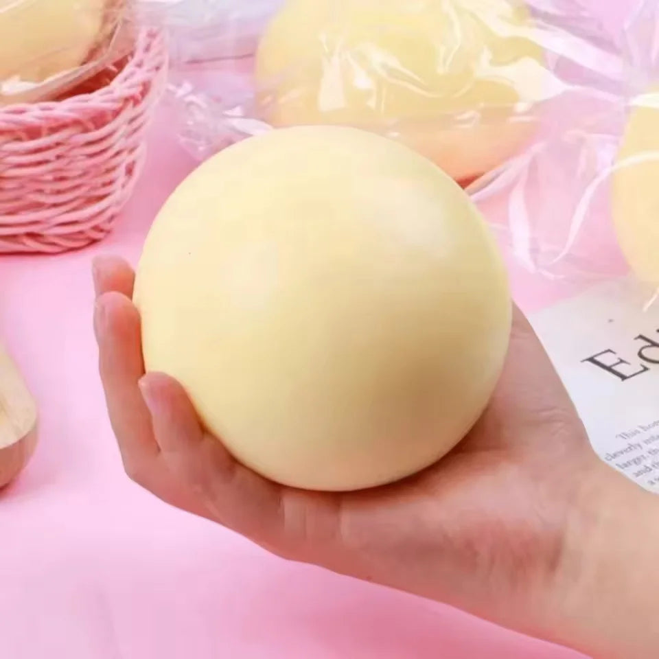 Balle anti-stress souple, jouet sensoriel anti-anxiété TDAH, balle à presser durable et lavable pour adultes