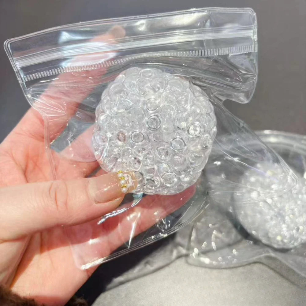 Boules Squishy en perles de glace, jouet anti-Stress, jouets sensoriels Super doux pour enfants et adultes, Relaxation de l'anxiété, cadeau à presser